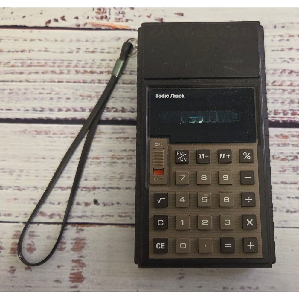 Radio Shack EC-375  Vintage Handheld Calculator